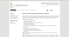 Desktop Screenshot of isdesign.cz