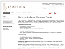 Tablet Screenshot of isdesign.cz